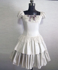 Victorian Maiden Ribbon Lace Tiered OP Dress 