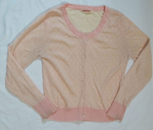 Swimmer Pink Dotted Cardigan