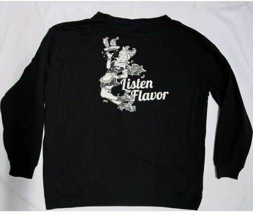 Listen Flavor Black Wing Diner Shirt