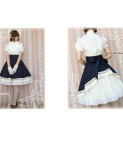 Victorian Maiden British Marine Bustle Skirt 