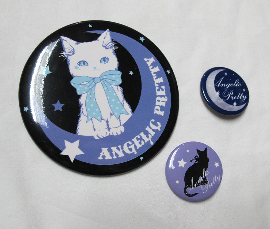 Angelic Pretty Moon Cat Badge Set