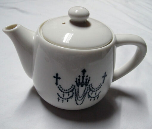 Black Peace Now Chandelier Tea Pot