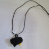 Mint Neko Plushie Black Cat Necklace