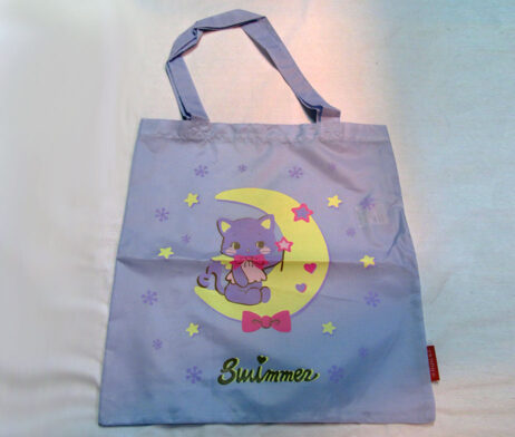 Swimmer Moon Cat Tote Bag