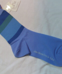 Jane Marple Border Crew Socks