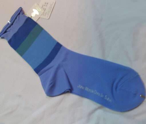 Jane Marple Border Crew Socks