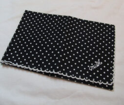 Milk Black Dotted Handkerchief