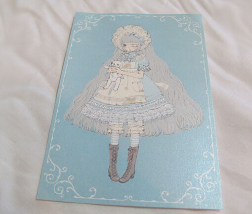 Imai Kira Girl in Blue Postcard
