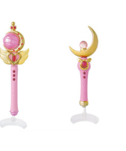 Sailor Moon Gashapon Stick and Rod Collection: Moon Stick and Cutie Rod Set