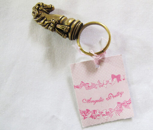 Angelic Pretty Chess Knight Ring