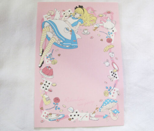 Imai Kira Alice Ridiculous Tea Party Postcard