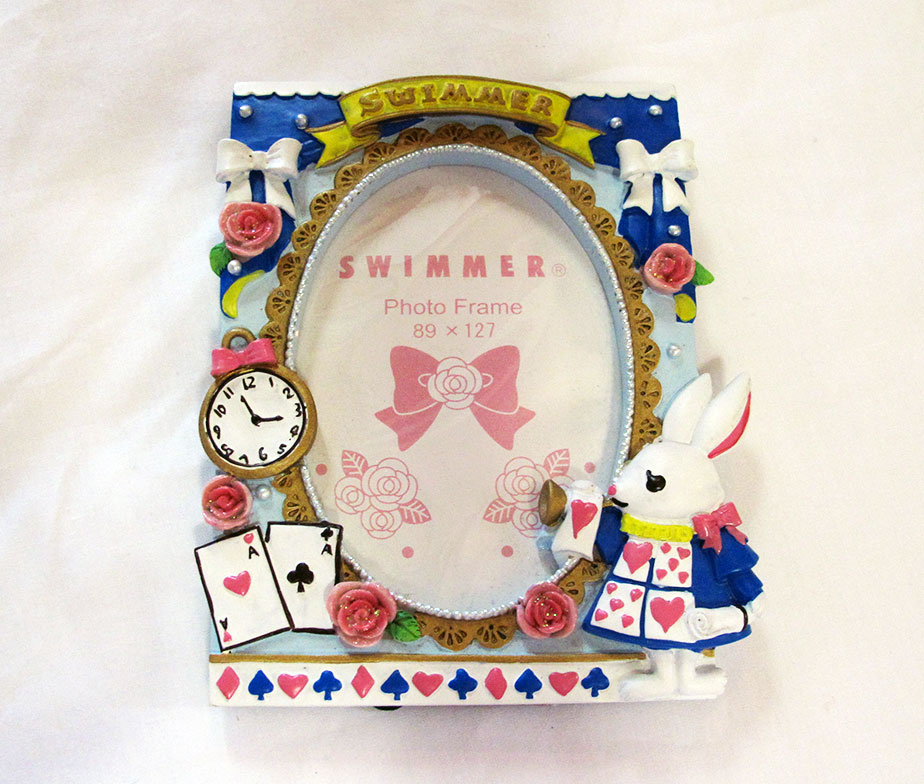 Swimmer Alice in Wonderland Ceramic Photo Frame