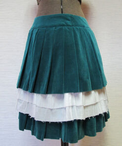 Jane Marple Velvet Pleated Skirt