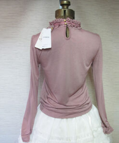 Axes Femme Pink High Neck Top