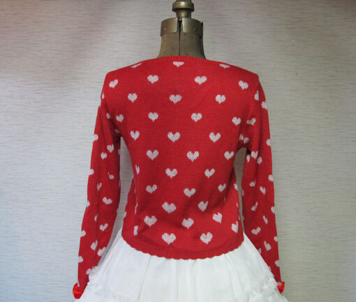 Angelic Pretty Heart Knit Cardigan