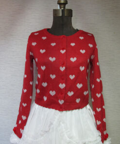 Angelic Pretty Heart Knit Cardigan
