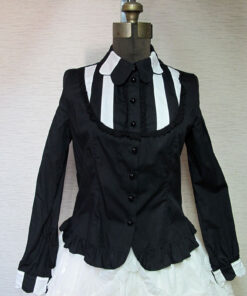 Angelic Pretty Border Scallop Bowtie Blouse