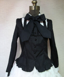 Angelic Pretty Border Scallop Bowtie Blouse