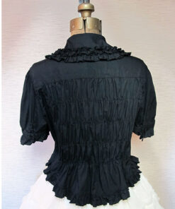 Metamorphose Swan Logo Embroidery Blouse