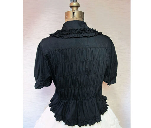 Metamorphose Swan Logo Embroidery Blouse