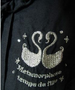 Metamorphose Swan Logo Embroidery Blouse