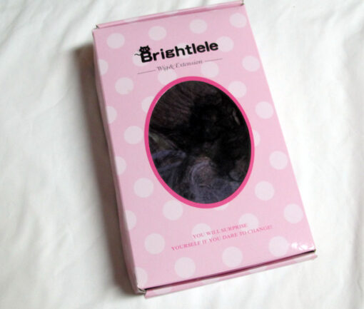 Brightlele Ash Brown to Lavender Wig