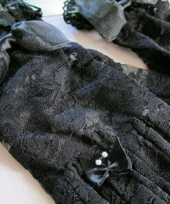 Atelier Pierrot Black Lace Gloves