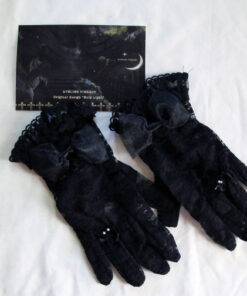 Atelier Pierrot Black Lace Gloves