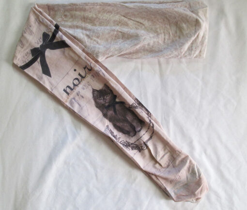 Grimoire Black and White Cat Tights