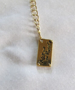 Alice and the Pirates Ticking Clock Stardust Gear Necklace