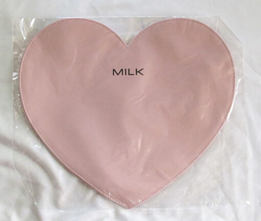 MILK Heart Pouch Pink