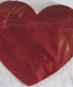 MILK Heart Pouch Red