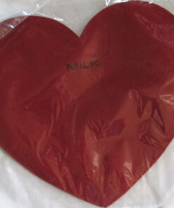 MILK Heart Pouch Red