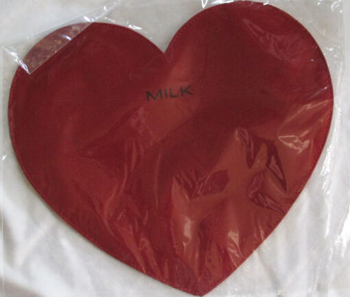 MILK Heart Pouch Red