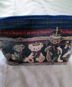 Angelic Pretty British Bear Pouch Navy