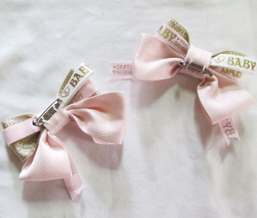 Baby the Stars Shine Bright Pink Ribbon Pins Set
