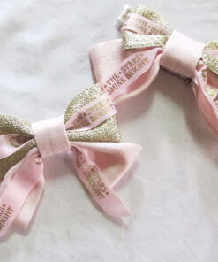 Baby the Stars Shine Bright Pink Ribbon Pins Set