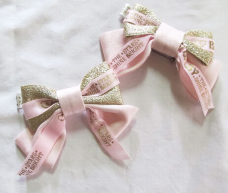 Baby the Stars Shine Bright Pink Ribbon Pins Set