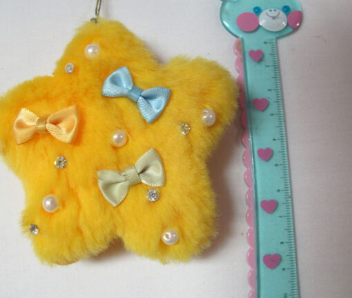 Fluffy Star Charm