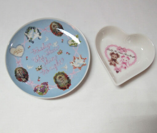 Baby the Stars Shine Bright Plate and Heart Dish Set
