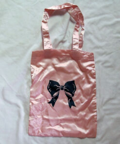 Milk Ribbon Tote Pink