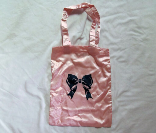 Milk Ribbon Tote Pink