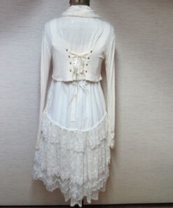 GRAMM White Lace Skirt 