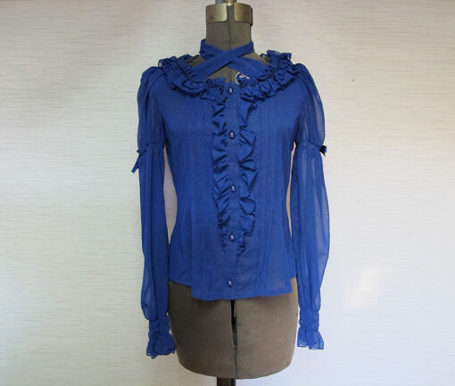 Alice and the Pirates Glitter Chiffon Blouse